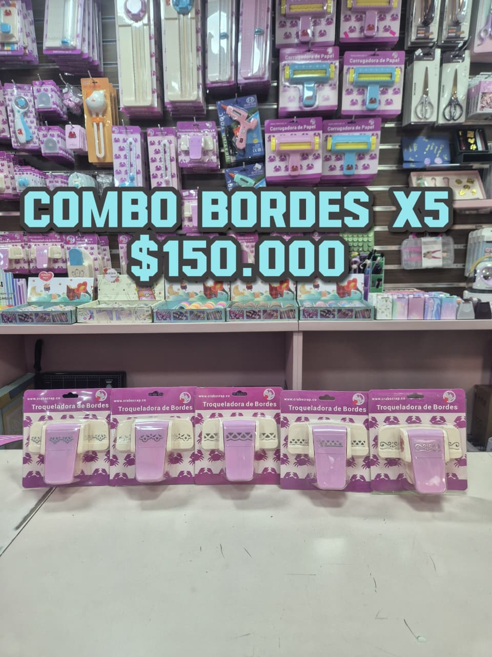 Combo Troqueladoras Bordes