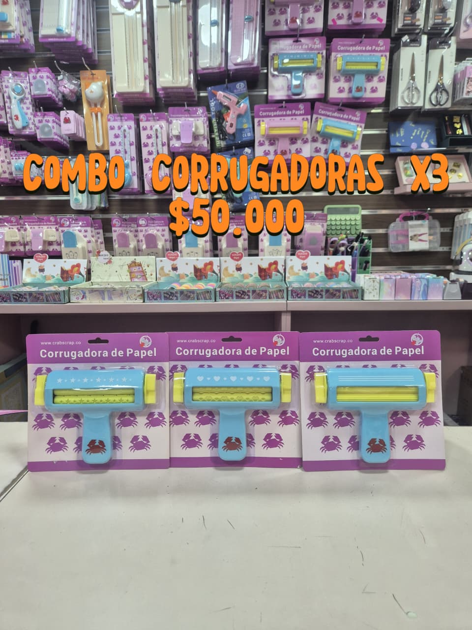 Combo Corrugadoras x3