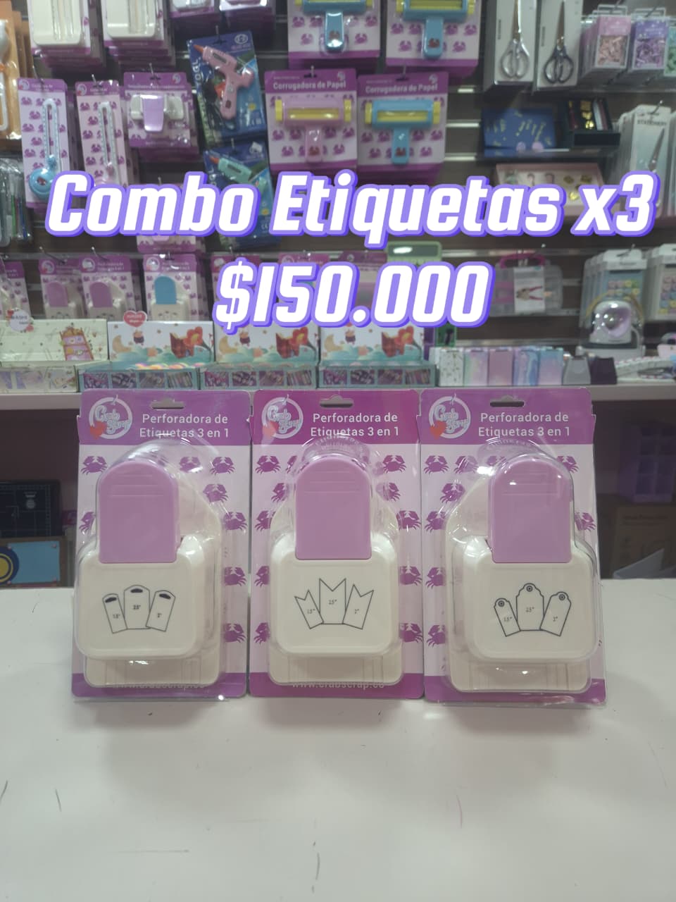 Combo Etiquetas x3