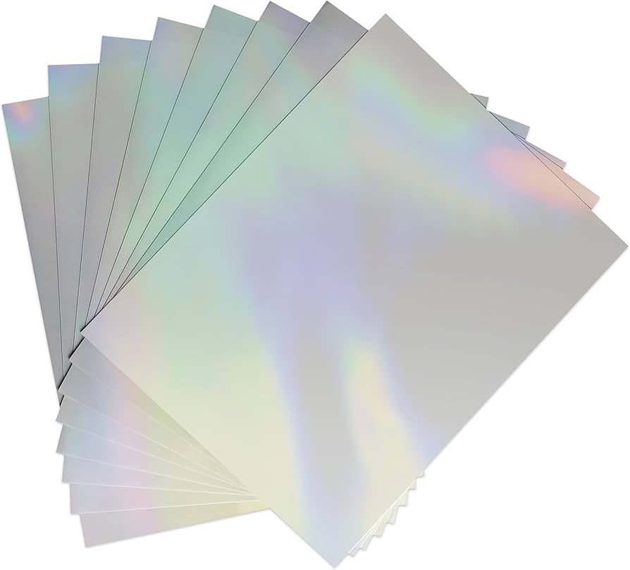 Papel Holográfico Adhesivo Imprimible Inkjet