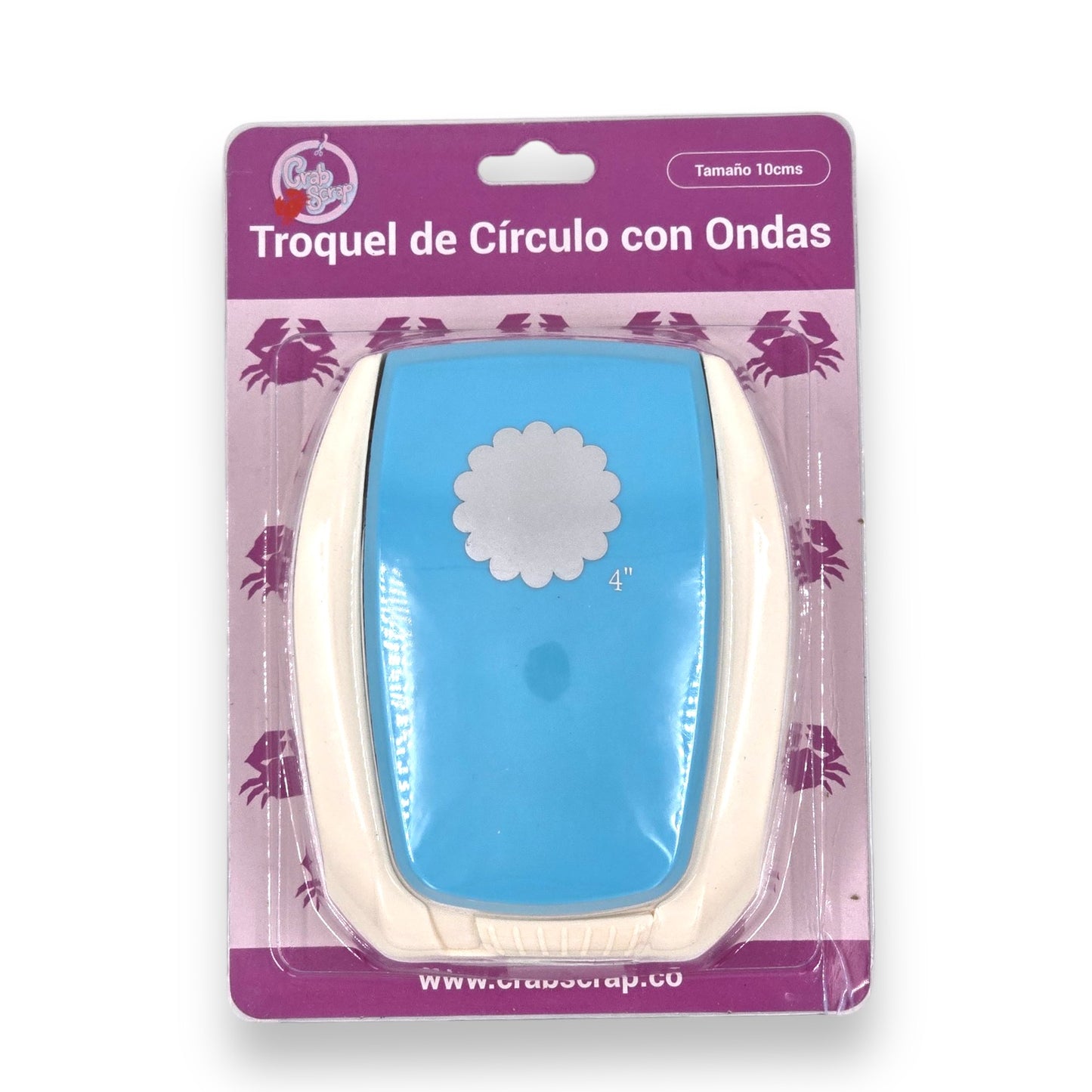 Troqueladora de Círculo con Ondas (10cms)