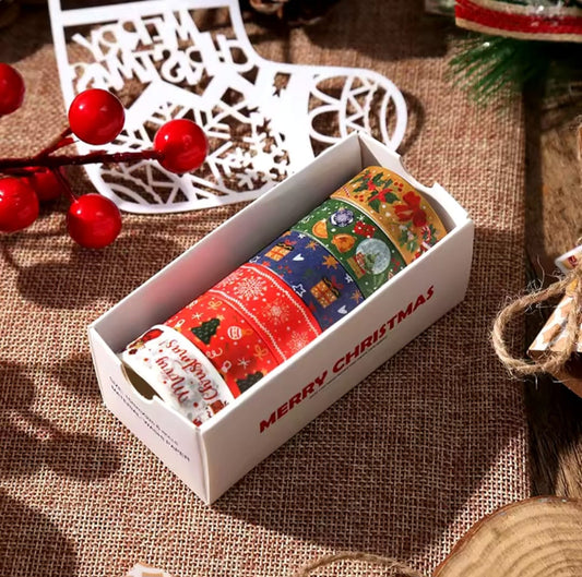 Caja Cintas Washi Navideñas x6 Unds
