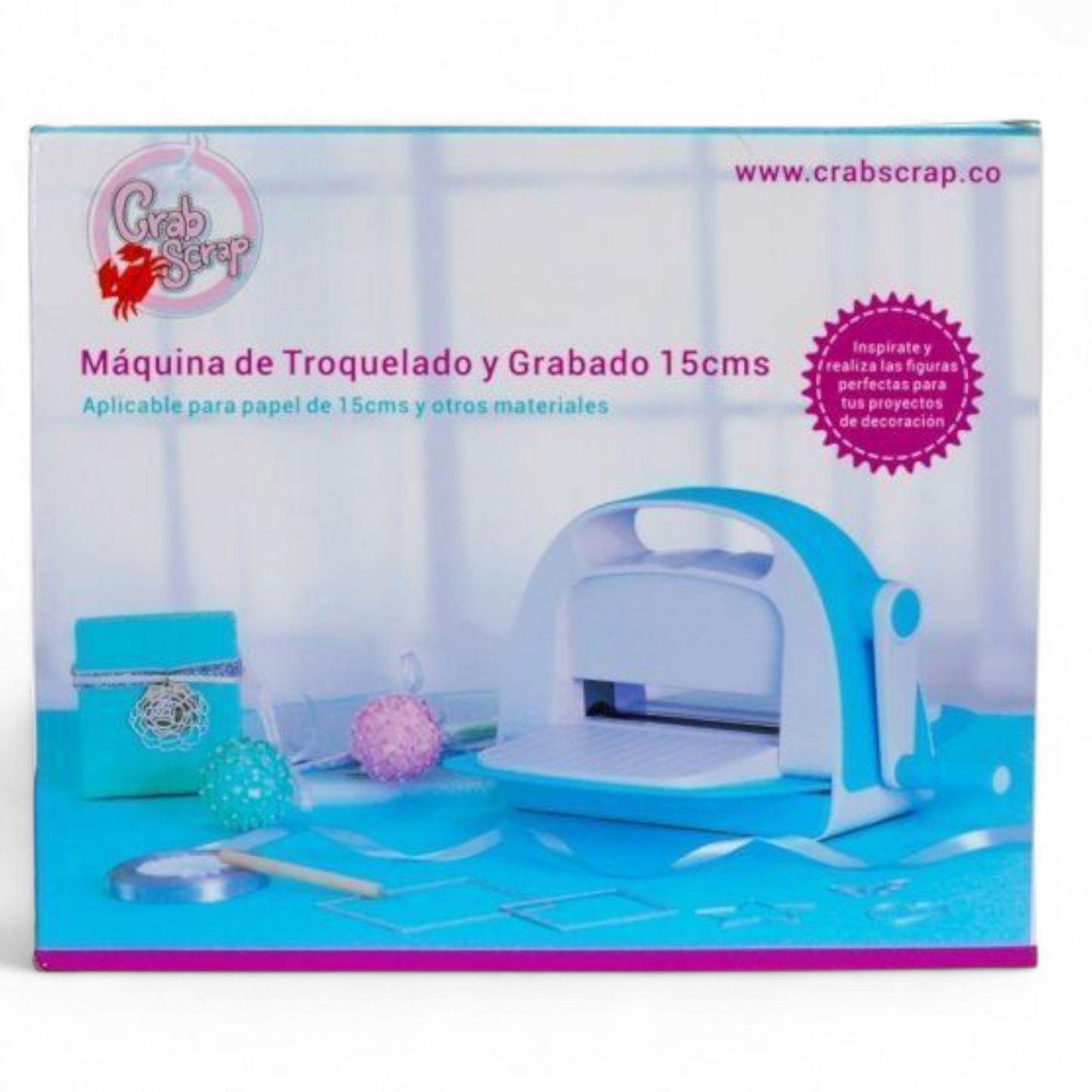 Máquina de Troquelar y Texturizar 15cm