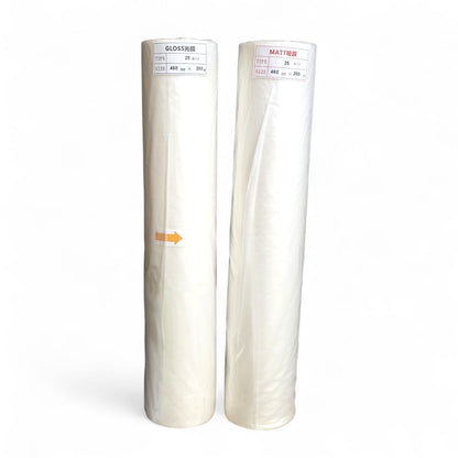 Rollo de Plastificado Térmico 25 Micras – Mate y Brillante