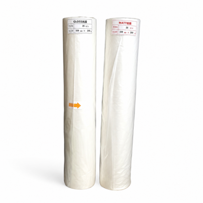 Rollo de Plastificado Térmico 25 Micras – Mate y Brillante