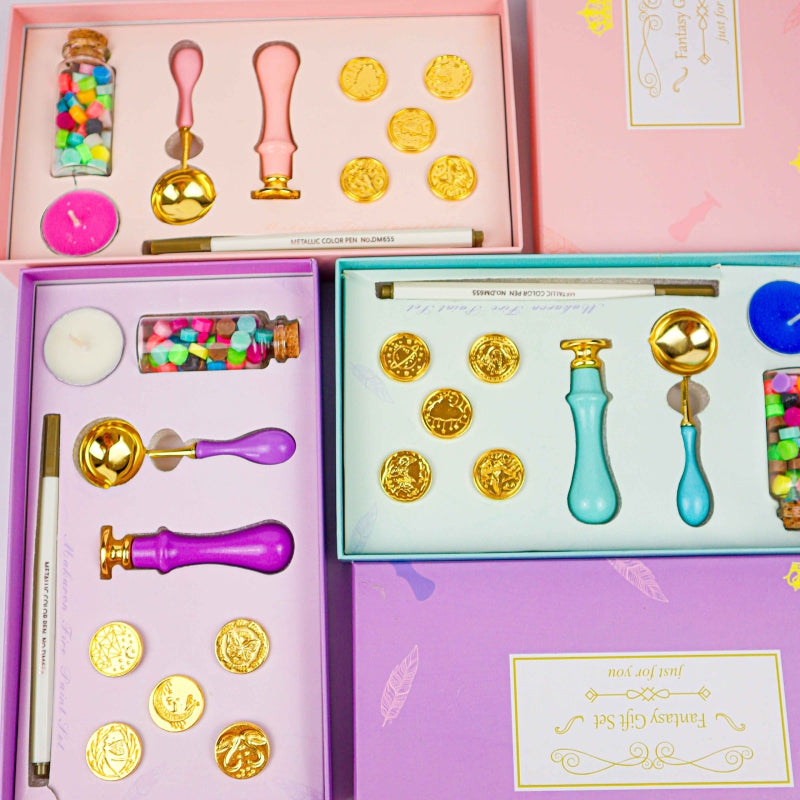 Set de Sellos de Lacre Color Pastel