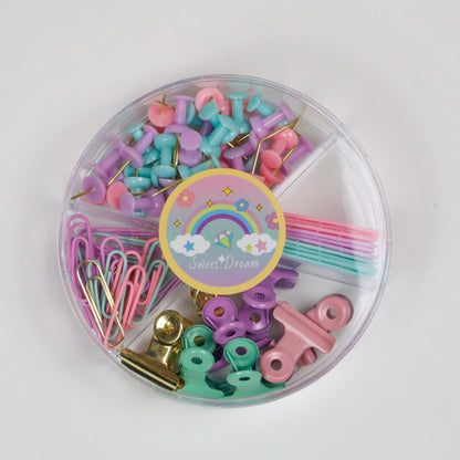 Set de Pins & Clips Arcoiris Grande