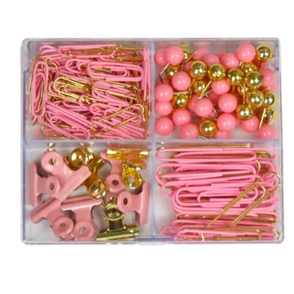 Set Clips & Pins Grande Colores Pastel