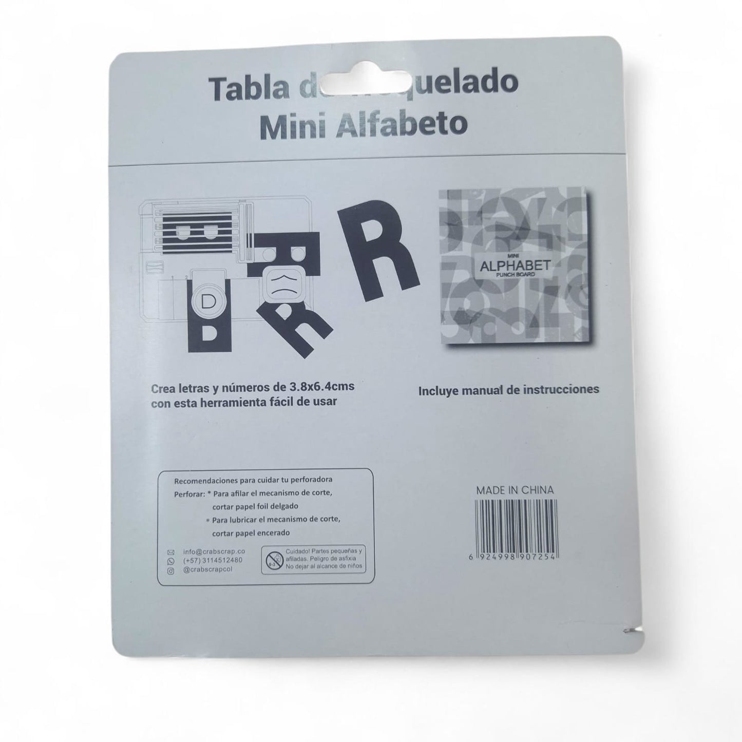 Tabla de Troquelar Mini Alfabeto