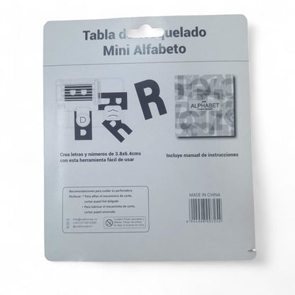 Tabla de Troquelar Mini Alfabeto
