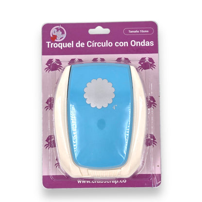 Troqueladora de Círculo con Ondas (10cms)